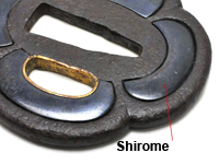 shirome tsuba
